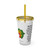 "Mother Nature" Tumbler with Straw - 16oz