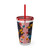 "I Am Loved" Tumbler with Straw, 16oz