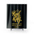 "Real King - To Be A Real King You Must First Be Kind To Yourself" Shower Curtain - Black