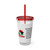 "I Am Black History" Tumbler with Straw, 16oz 