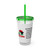 "I Am Black History" Tumbler with Straw, 16oz 