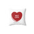 "Self-Love" Double Sided Faux Suede Throw Pillow 