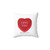 "Self-Love" Double Sided Faux Suede Throw Pillow 