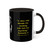 "A Man Who Stands For Nothing Will Fall For Anything" - Malcolm X Quote Coffee Mug