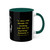 "A Man Who Stands For Nothing Will Fall For Anything" - Malcolm X Quote Coffee Mug