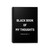 "Black Book of My Thoughts" Ruled Line Spiral Notebook 