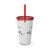 "The World's Best Mom" Tumbler w/ Straw, 16 oz.