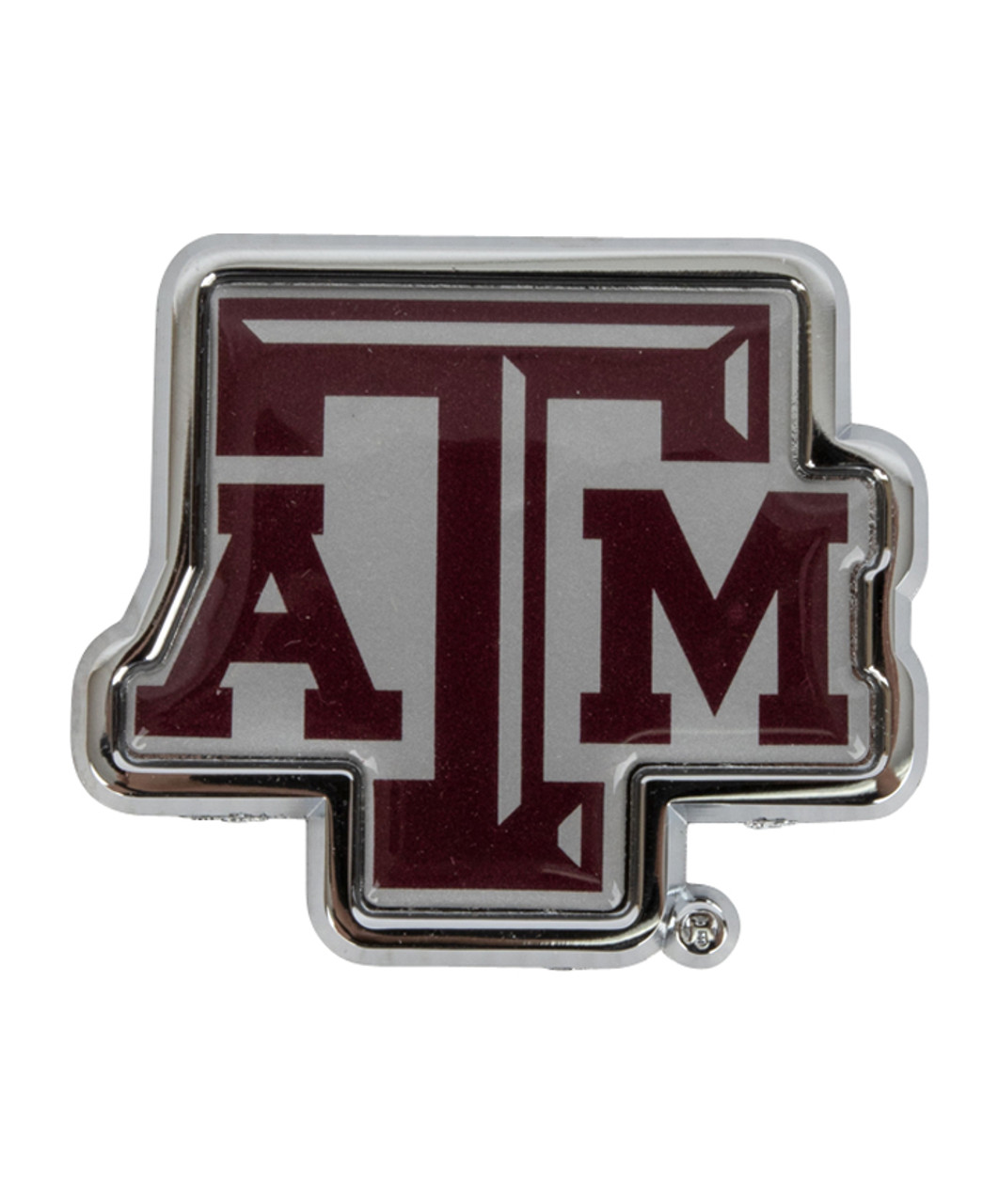 Texas A&M Aggies Maroon ATM Metal Car Decal