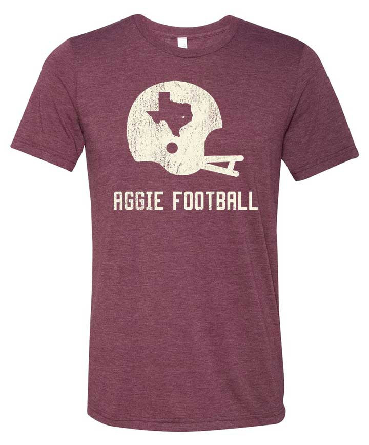 Texas A\u0026M Aggies Vintage Helmet Maroon 