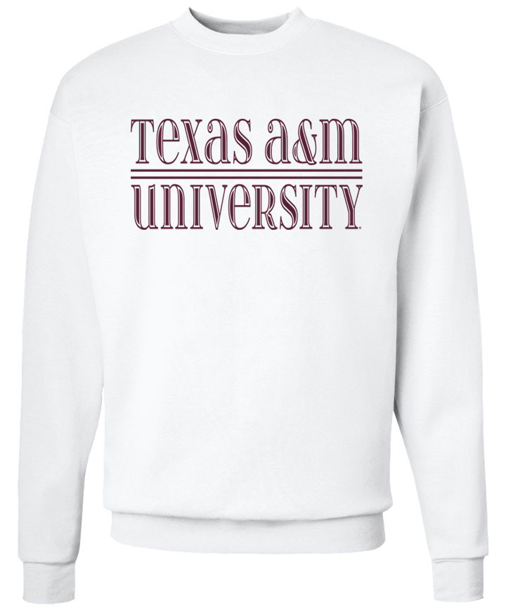 a&m crewneck