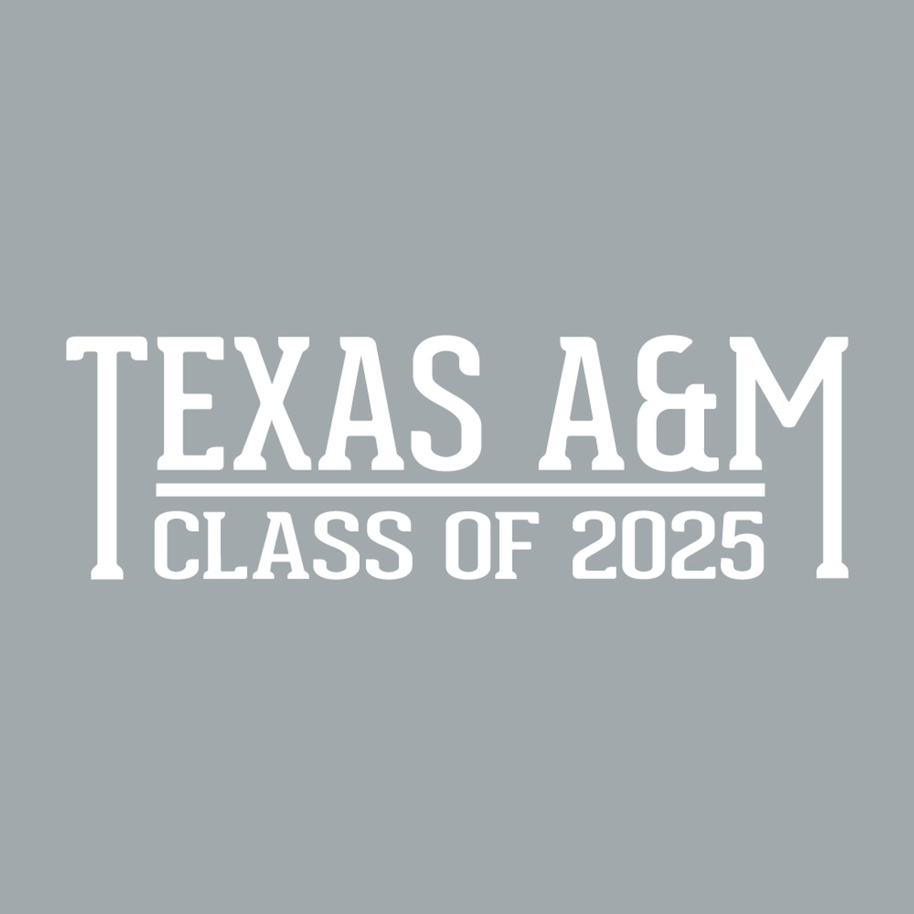 Class Of 2025 Decal - White - The Warehouse at C.C. Creations