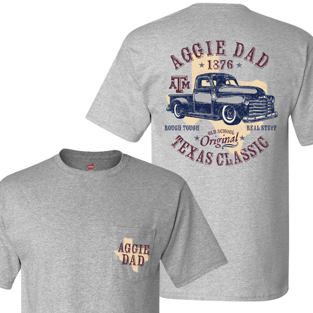 Texas A\u0026M Aggie Dad Vintage Truck 