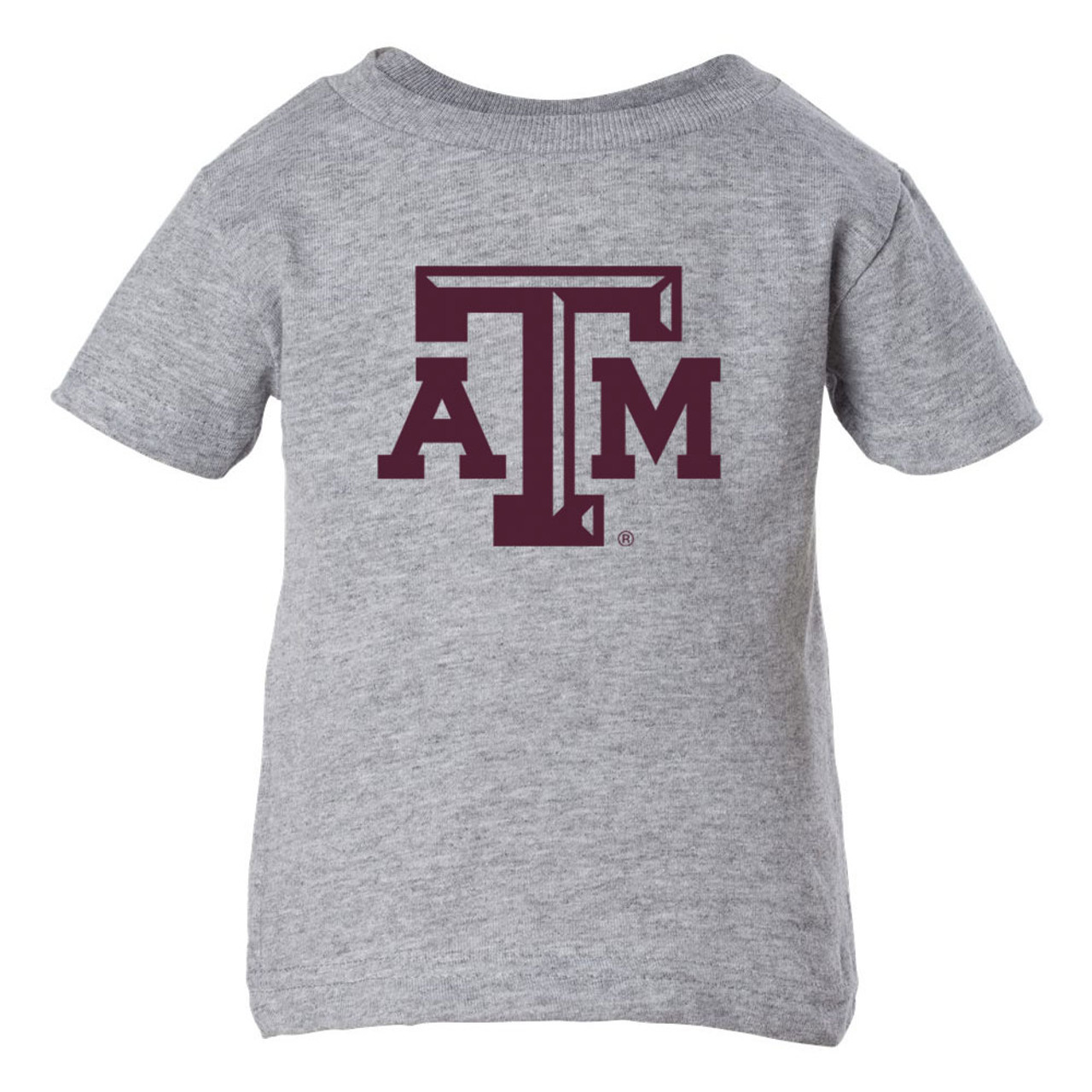 Texas A&M Aggies Basketball Hoop Active Short Sleeve Heather Grey T-Shirt