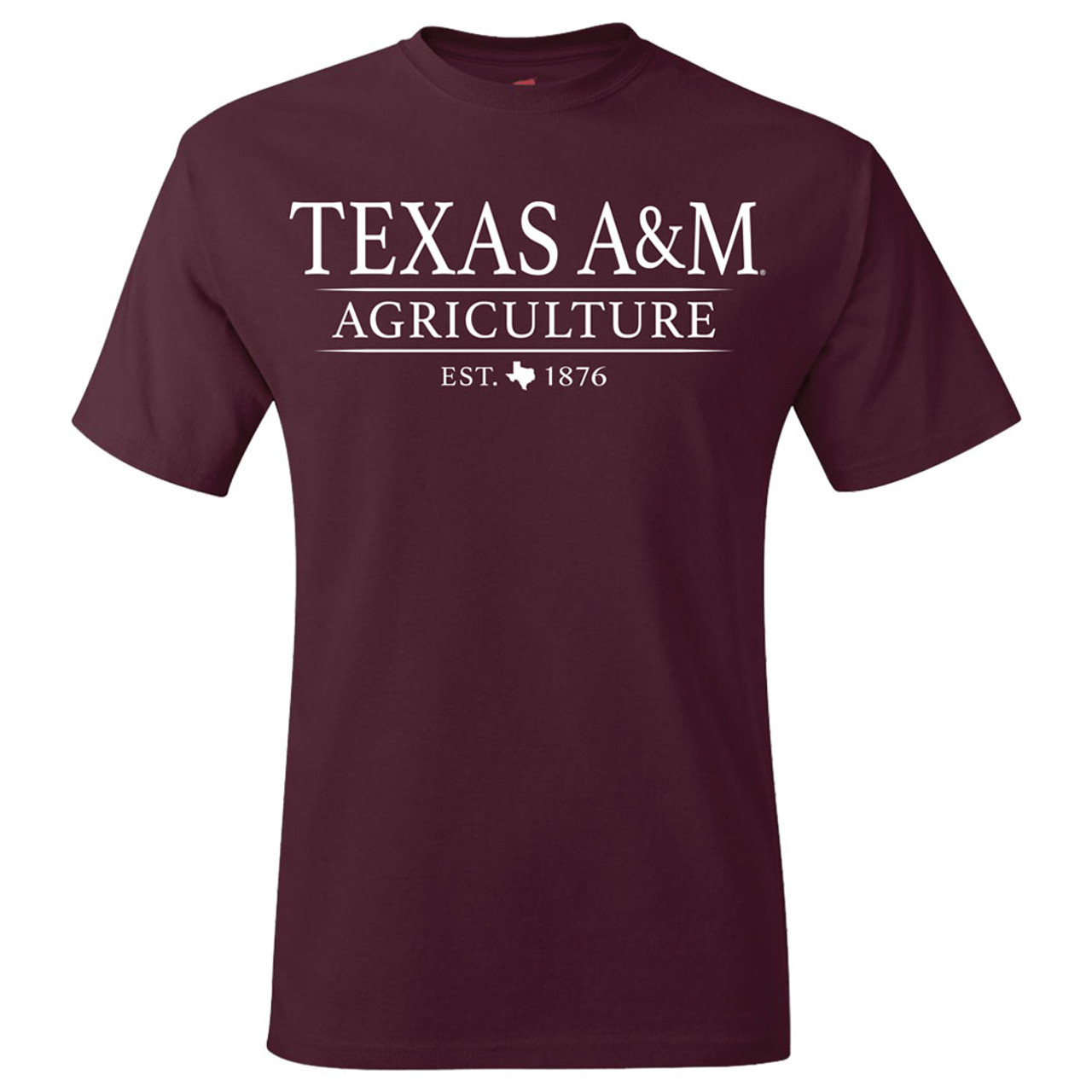 Texas A&M Aggies Agriculture Short Sleeve Maroon Tee