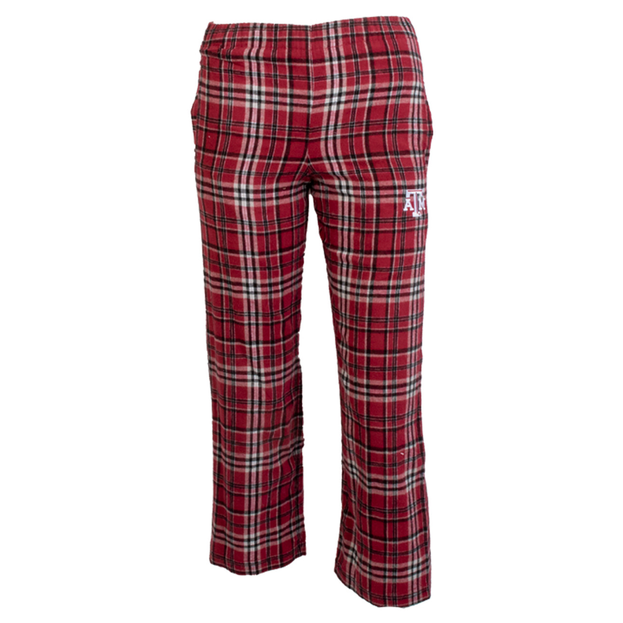 Texas A M Aggie Maroon Plaid Flannel Youth Pants