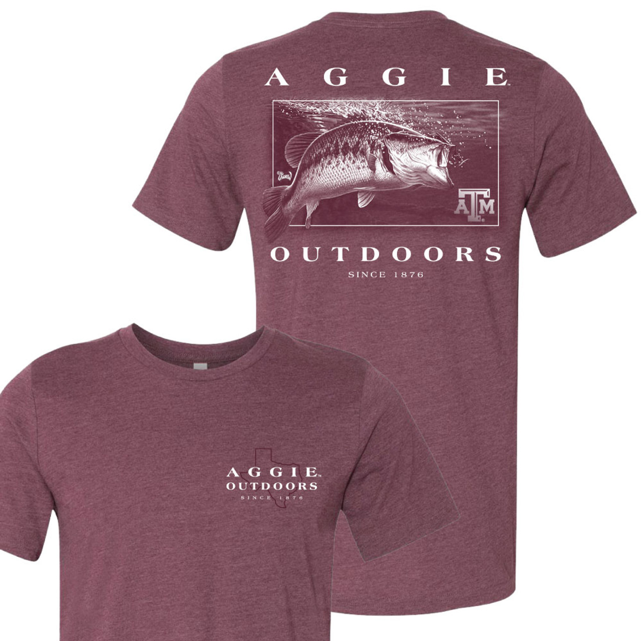 Texas A&M Toddler Maroon Fishing Shirt