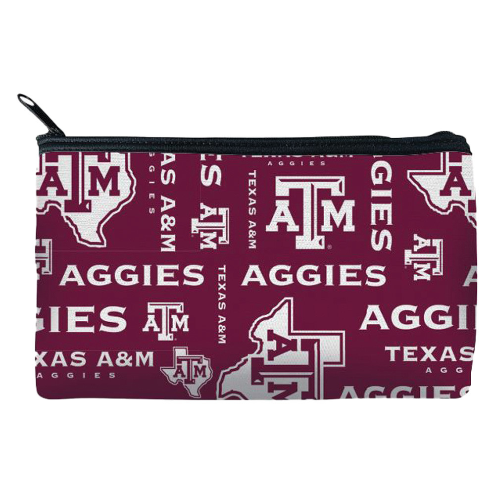 Zippered Pencil Case - Maroon - The Warehouse at C.C. Creations