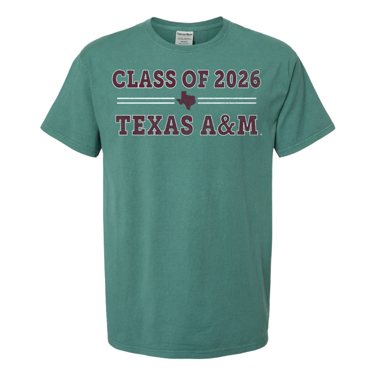 Texas A&M Aggies Class of 2026 Bar Design Comfort Short Sleeve