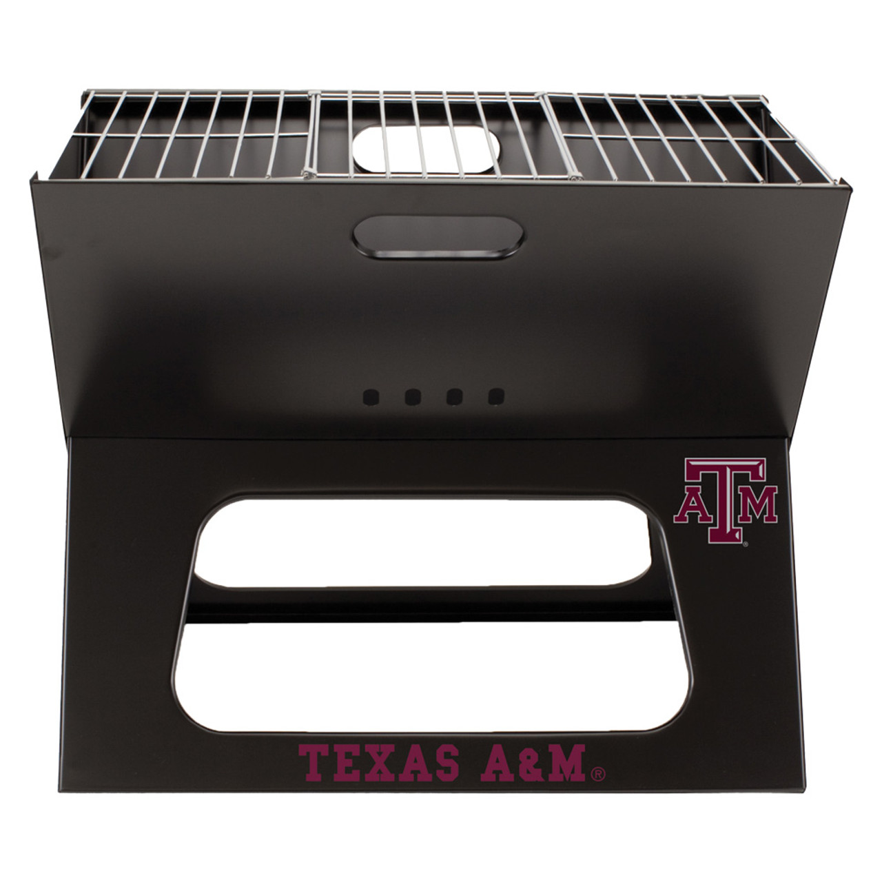 arve Landmand inden længe Texas A&M Aggies X-Grill Portable Charcoal Grill with Carry Case | Black  (In Store Pick Up Only) - The Warehouse at C.C. Creations