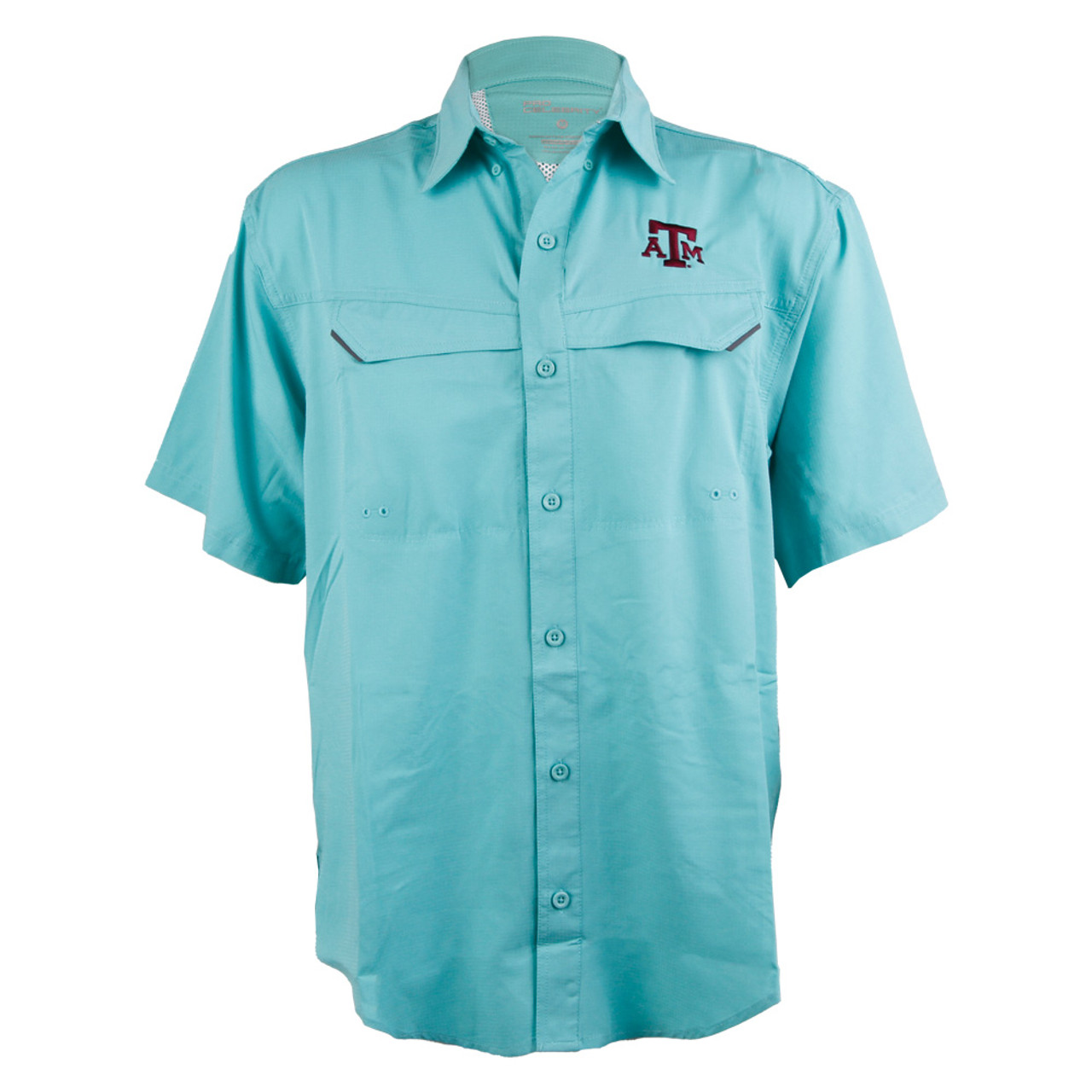 Texas A&M Aggie Fishing Shirt | Seafoam