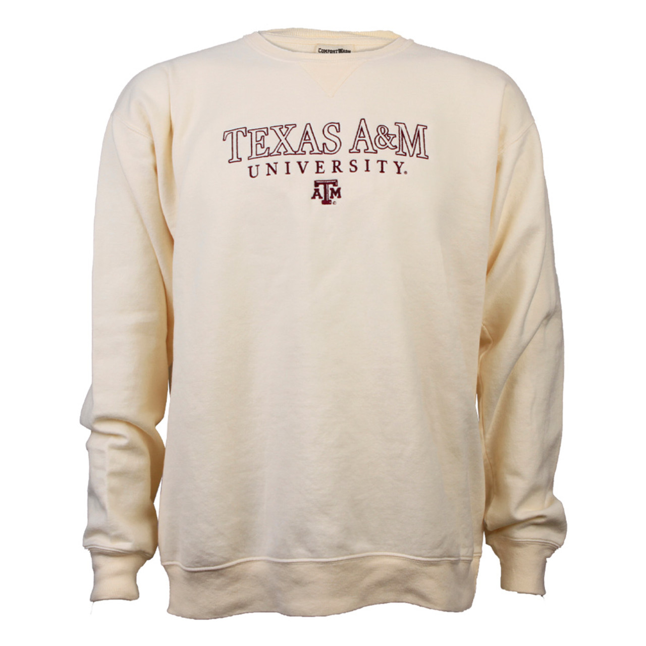 Youth Champion Maroon Texas A&M Aggies Icon Logo Long Sleeve Baseball T- Shirt