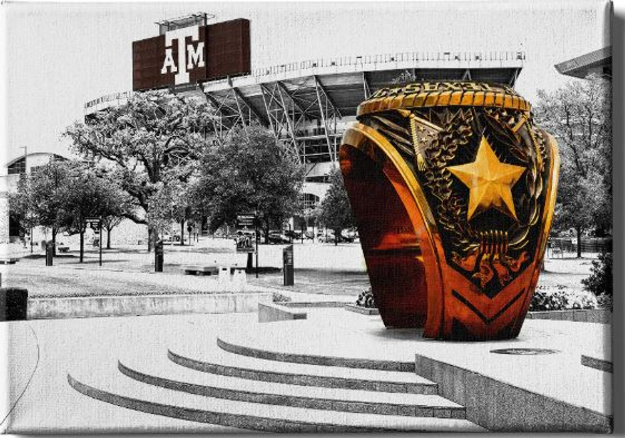 Gig 'Em Aggies Canvas Wall Art - The Warehouse at C.C. Creations
