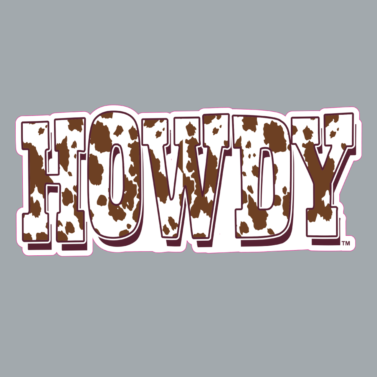 Howdy Cow Print