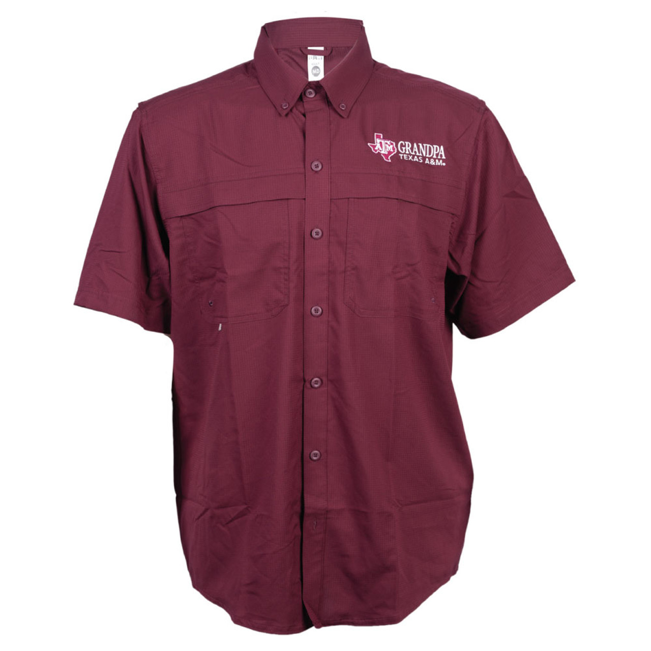 Perpetual Printing L Texas A&M Maroon Youth Fishing Shirt yxl / Maroon