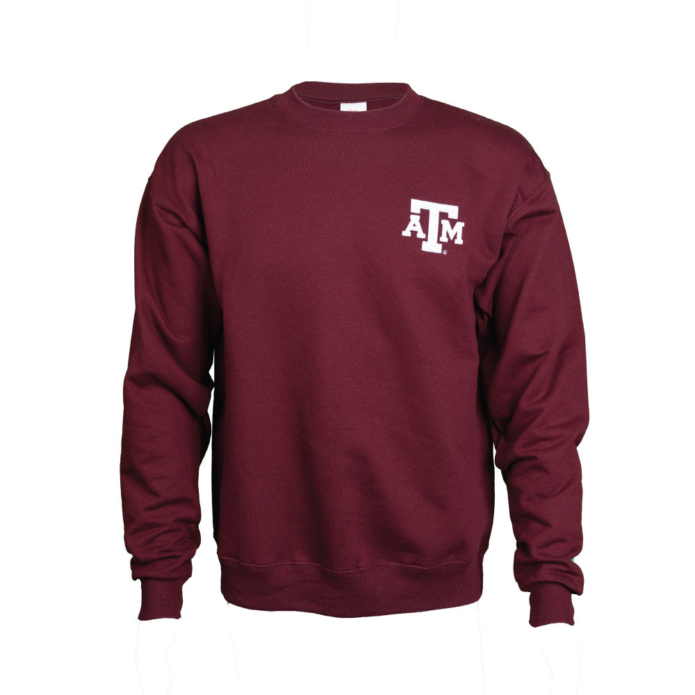 ATM Embroidered Crew - Maroon - The Warehouse at C.C. Creations
