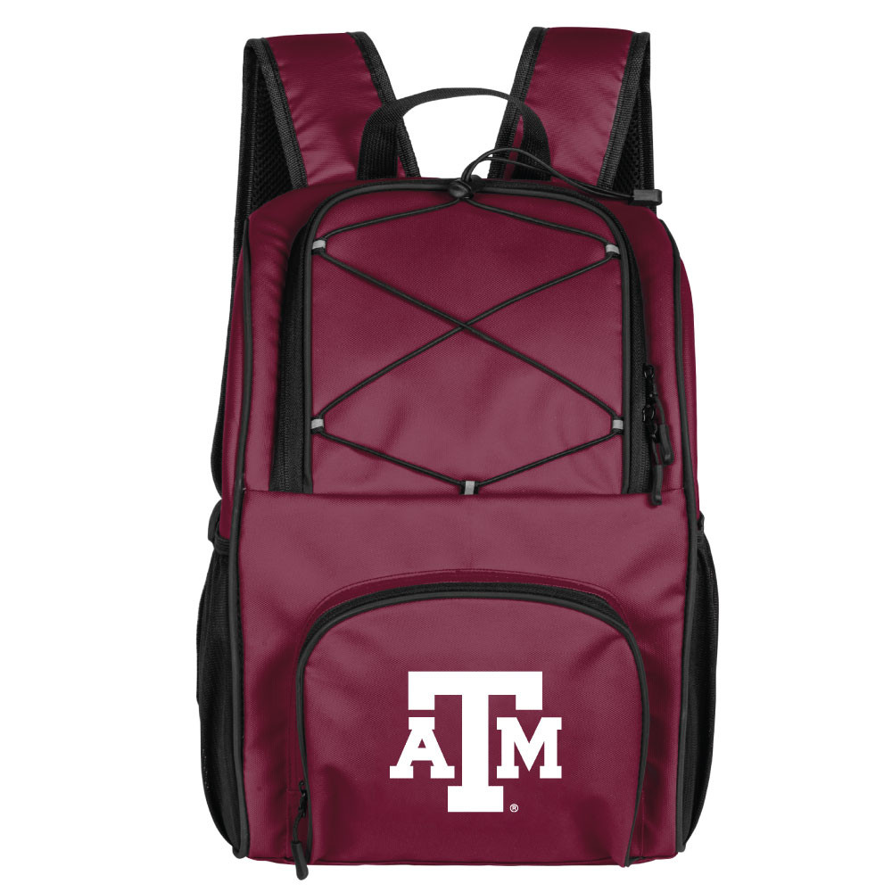 backpack laptop cooler Texas A&M 24 Can Flex Backpack Cooler