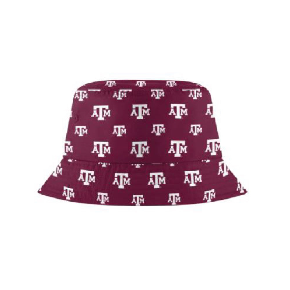 未使用NEW ERA x Ameri LOGO TAPE BUCKET HAT Mini Logo Print Bucket Hat - Maroon - The Warehouse at C.C. Creations