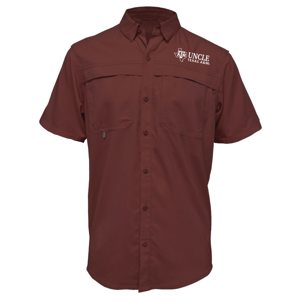 aggie dress shirts Texas A&M Performance Flag Fishing Shirt
