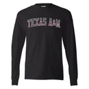 Texas A&M Ombre Long Sleeve - Black