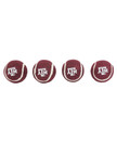 Texas A&M Aggies 4 pack maroon tennis ball dog toys with ATM logos