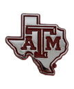 Lonestar Metal Car Emblem - Maroon