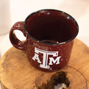 Texas A&M Aggies 14 ounce maroon speckled mug with Texas A&M logo and handle