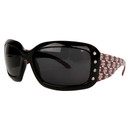 Designer Women's Sunglasses - Black & Maroon