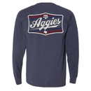 Aggies Badge Long Sleeve - Anchor Slate Aggies Badge Long Sleeve - Anchor Slate