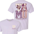 TAMU Pattern Fill Short Sleeve - Lavender TAMU Pattern Fill Short Sleeve - Lavender