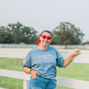 Texas A&M USA Embroidered Short Sleeve - Saltwater