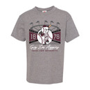 Youth Baseball Man Short Sleeve - Gray