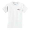 Youth Fishing Dog Short Sleeve - White