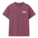 Meet Me At Kyle Short Sleeve - Washed Maroon