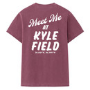 Meet Me At Kyle Short Sleeve - Washed Maroon