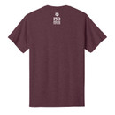 Youth heather maroon Texas A&M Maroon Out T-shirt featuring a front Maroon Out graphic and a back "150 Years Here For Good" design celebrating Texas A&M's 150th anniversary.