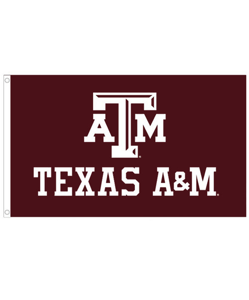 Texas A&M Aggies Maroon ATM Printed 3'x5' House Flag