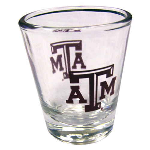 Texas A&M Aggies Clear Shot Glass