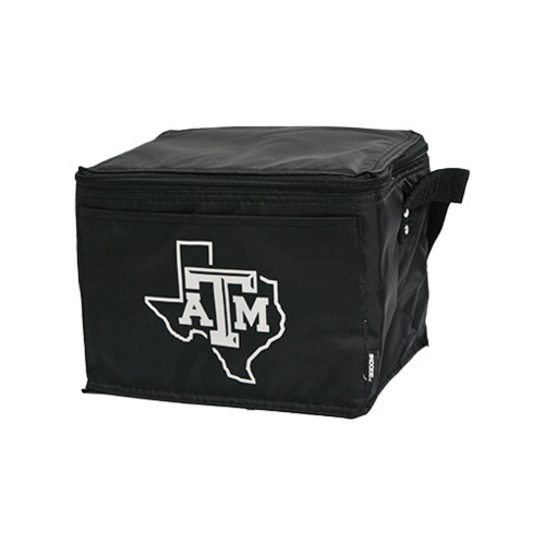 Texas A&M Aggies State of Texas Black 6 Pack Cooler