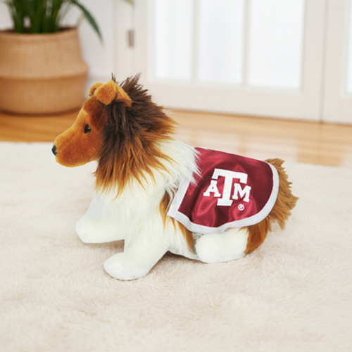 Texas A&M Aggies Plush Reveille with Blanket