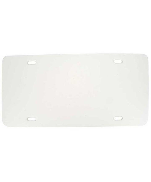 Texas A&M Aggies white license plate backer with clean blank design for use behind license plate frame